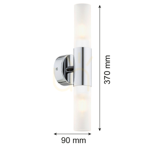 Fali lámpa ARGON Taylor 7204 krómozott üveg E27 IP20 small 5