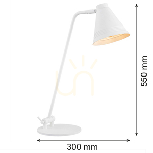 Asztali lámpa ARGON AVALONE 8000 fehér struktúra E27 1W IP20 small 5
