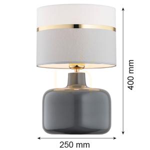 Asztali lámpa Argon BEJA fehér-szürke-arany 4362 small 3