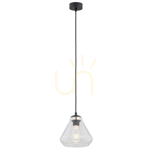 Jelölje be Függőlámpa Argon Decorato fekete üveg E27 4047