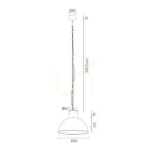 Függőlámpa Argon Eufrat antracit IP20 3192 small 2
