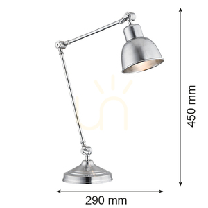 Asztali lámpa ARGON EUFRAT króm E27 15W IP20 3196 small 7