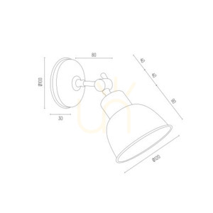 Fali lámpa Argon Eufrat króm E27 3172 small 3