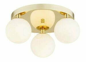Plafond Argon Flavio fehér sárgaréz IP44 3xE14 1413 small 2