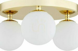 Plafond Argon Flavio fehér sárgaréz IP44 3xE14 1413 small 3