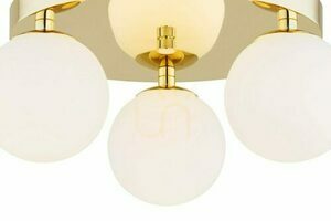Plafond Argon Flavio fehér sárgaréz IP44 3xE14 1413 small 4