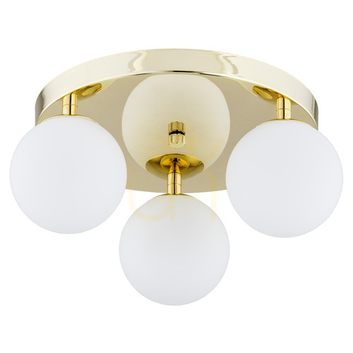 Jelölje be Plafond Argon Flavio fehér sárgaréz IP44 3xE14 1413