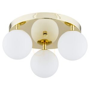 Plafond Argon Flavio fehér sárgaréz IP44 3xE14 1413 small 0