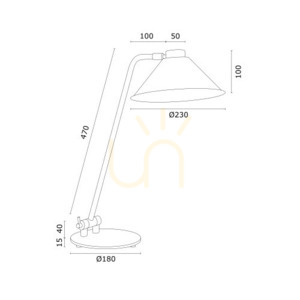 Asztali lámpa ARGON GABIAN fehér IP20 4996 small 4