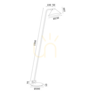 Állólámpa ARGON GABIAN fekete E27 IP20 4999 small 4