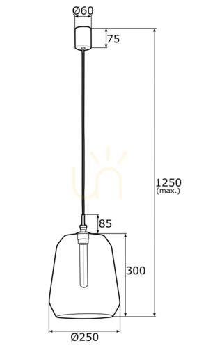 Jelölje be ARGON IRUN 4273 függeszték, opál üvegbúra Ø25 cm, sárgaréz, E27 max. 15 W