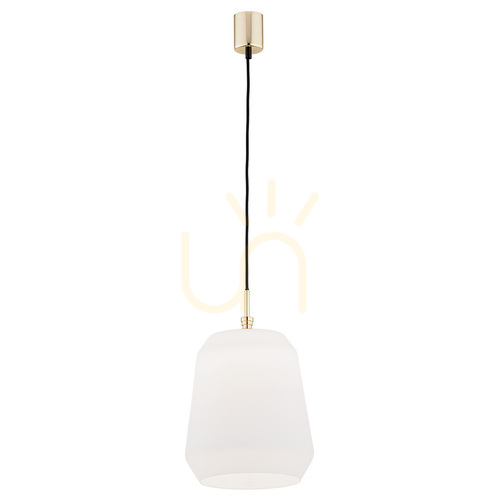 Jelölje be ARGON IRUN 4273 függeszték, opál üvegbúra Ø25 cm, sárgaréz, E27 max. 15 W