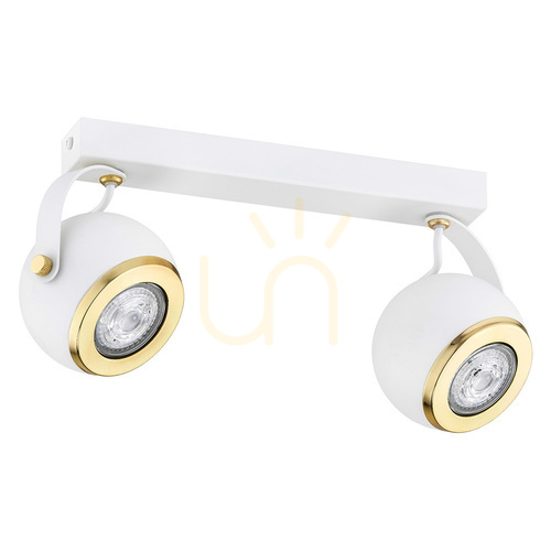Jelölje be Plafon Argon KOS PLUS 7038 fehér GU10 2x5W IP20