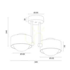 Függőlámpa Argon Massimo Plus fehér IP44 7089 small 2