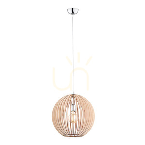 Függőlámpa Argon Portoryko króm-fa E27 15W 3672 small 0