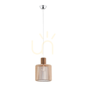 Függőlámpa Argon PORTORYKO króm fa E27 3667 small 0