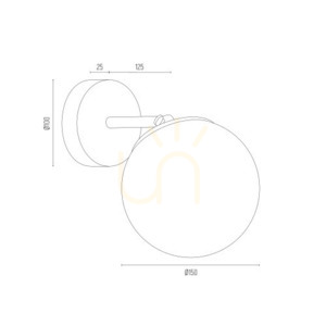 Fali lámpa Argon SATELITE 3989 grafit lister és króm, üveg, E27 max 15 W, IP44, 220 × 150 × 230 mm small 2