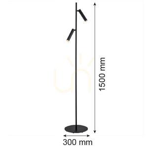 Argon TORRE 7082 fekete állólámpa, 150 cm, G9 small 6