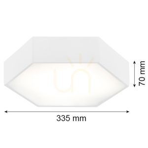 Plafond ARGON Arizona fehér LED 15W 2450 lm 3827 small 4