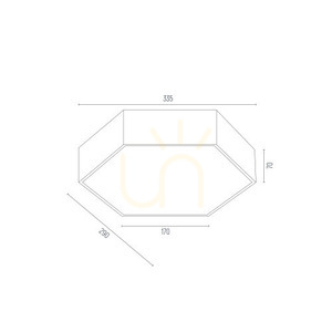 Plafond ARGON Arizona fehér LED 15W 2450 lm 3827 small 5