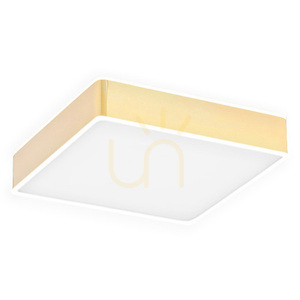 Argon Atlantis 4051 négyzetes mennyezeti lámpa, arany/fehér, LED 32 W 3900 lm 3000 K, 35 cm small 0