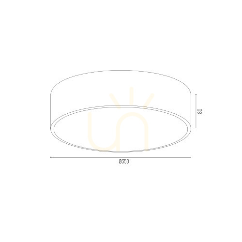 Előnézet Plafonlámpa ARGON DARLING arany 350 mm 2xE27 IP20 872 Plafonlámpa ARGON DARLING arany 350 mm 2xE27 IP20 872