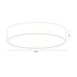 Plafon Argon Darling arany 600 mm 5xE27 IP20 2081 small 4
