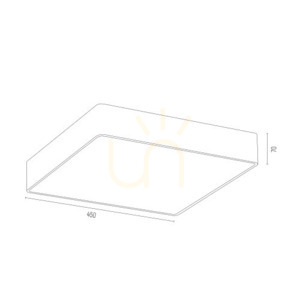 Plafond Argon Ontario fehér 4xE27 450 mm 1576 small 3