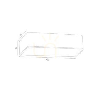 Fali lámpa Argon RODAN fekete 657 E27 2x15W small 3