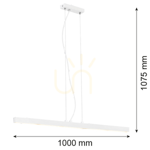 Függesztéklámpa Argon Vermont fehér LED 24W IP20 3950 small 2