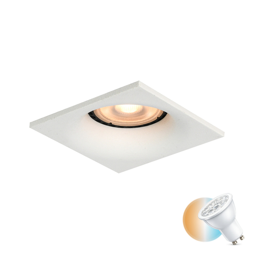 Jelölje be Italux süllyesztett lámpatest GU10 LED fehér alumínium DL-61903A-WH