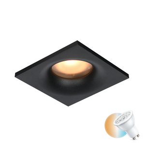 Süllyesztett lámpatest Italux Naru GU10 fekete IP44 8,5 cm DL-61903-IP44-BK small 0