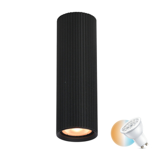 Felületre szerelhető lámpa Italux Rilok fekete GU10 alumínium 17 cm CLN-83920-M-BK small 0