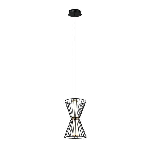 Jelölje be Italux fekete LED függőlámpa 16,5 cm PND-63849-2-BK