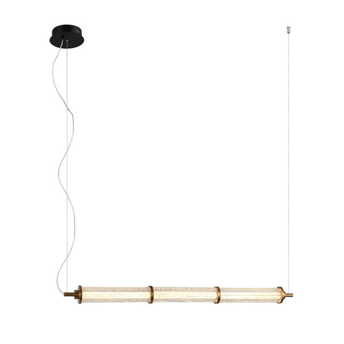Jelölje be Italux LED függőlámpa fekete üveg 19W 3000K PND-26384-3-GD-CL