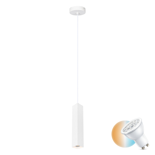 Jelölje be Italux fehér GU10 LED függőlámpa PND-37492-1-WH