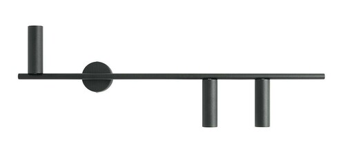 Jelölje be Fali lámpa Aldex Trevo 3 fekete jobbra LED GU10 81 cm 1104Y1_2