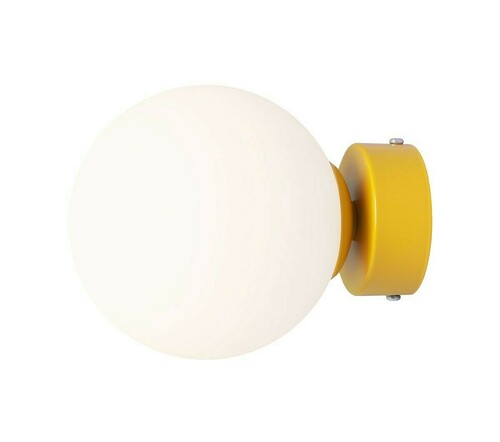 Jelölje be Fali lámpa Aldex Ball mustár sárga fém 14 cm 1076C14_S