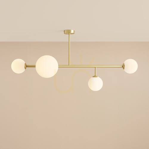 Jelölje be Plafon lámpa Dione 4 Brass Aldex sárgaréz 1092PL_L40