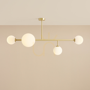 Plafon lámpa Dione 4 Brass Aldex sárgaréz 1092PL_L40 small 1