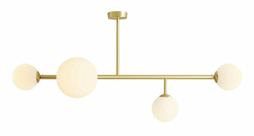 Jelölje be Plafond Dione 4 Aldex sárgaréz fém üveg 1092PL_L40