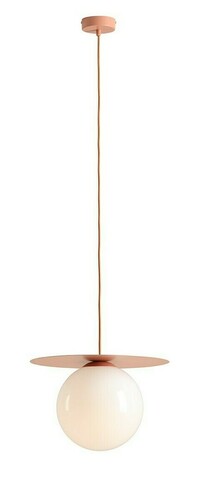 Jelölje be Függőlámpa Aldex Loop Coral L piros üveg-fém 40 cm 1125G11_L