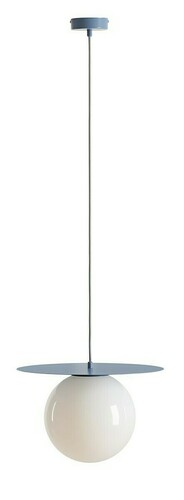 Jelölje be Függőlámpa Aldex Loop poros kék üveg-fém 25 cm 1125G16_L