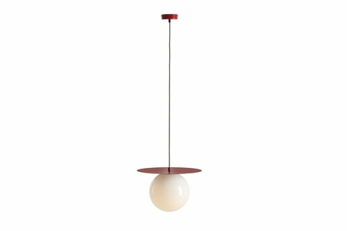 Jelölje be Függőlámpa Aldex Loop vörös üveg E27 25 cm 1125G15_L