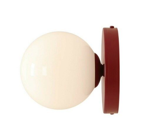 Jelölje be Fali lámpa Aldex Ball II piros üveg-fém 15 cm 1126C15_S