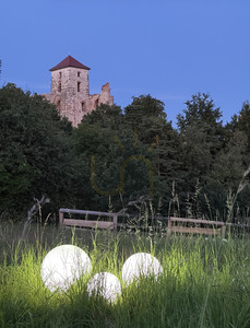 Fényes fehér kerti gömb – LUNA BALL 50 cm, rögzítőkészlettel, 3 méteres kábellel és földbe szúrható rúddal – UV-álló 12 Fényes fehér kerti gömb – LUNA BALL 50 cm, rögzítőkészlettel, 3 méteres kábellel és földbe szúrható rúddal – UV-álló small 12