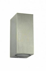 Kültéri fali lámpa SU-MA MINI 5002 BR szálcsiszolt alumínium 2x35W small 1