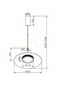 EL függesztéklámpa MOD041PL-L15B3K1 Maytoni small 11