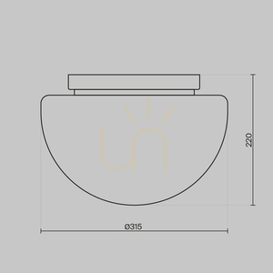Plafond GLASSY MOD270CL-01B Maytoni small 9