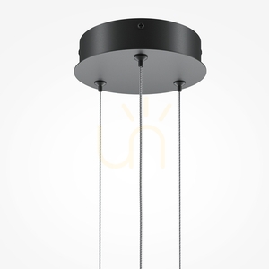 HALO LED függőlámpa 40W 3000/4000K szilikon búra fekete 143 cm MOD247PL-L49BK Maytoni small 4